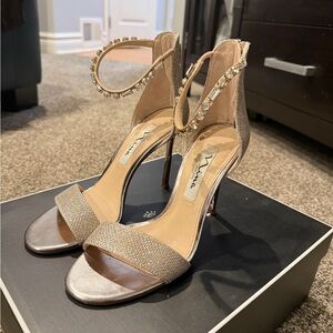 Nina Women's Champagne Heels